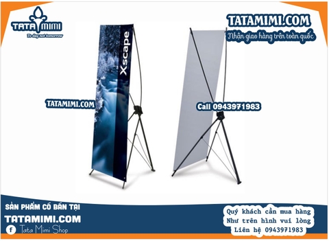 Standee ngoài trời cao tổng bao nhiêu