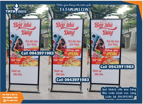 Các mẫu standee ngoài trời