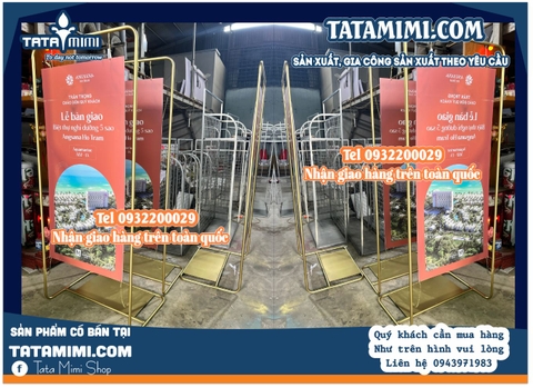 Standee chịu gió nên làm mẫu nào