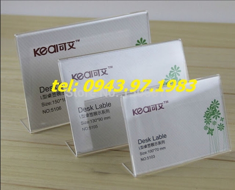 Kệ để tên sản phẩm trong các cửa hàng