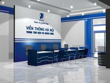 Biển quầy lễ tân với chất liệu mica đủ màu