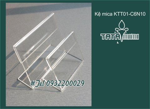 Kệ giá tiền chữ L được bằng mica trong đài loan