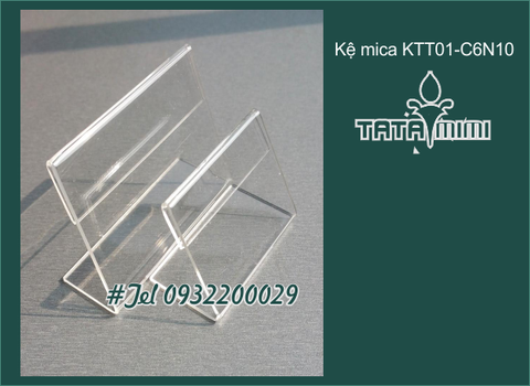 Kệ giá tiền, kệ giá tên sản phẩm bằng mica chữ L hoặc chữ A