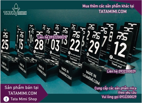  Thẻ bàn cà phê in trên chất liệu gì thì bền lâu