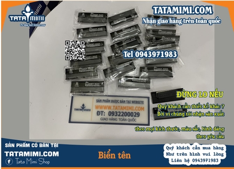 Biển tên cho nhân viên cài áo