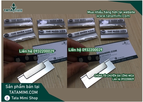 Thẻ tên nhân viên tái sử dụng nhiều lần
