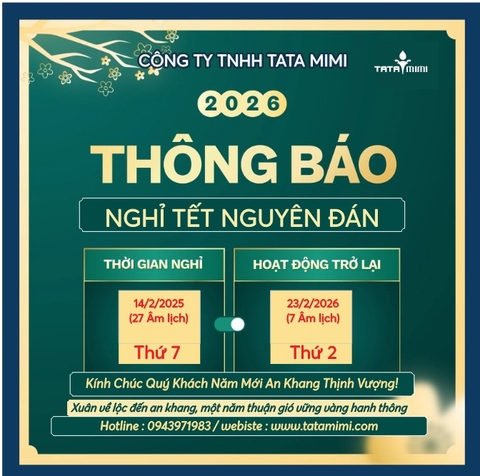 Thông báo lịch nghỉ tết âm lịch 2026