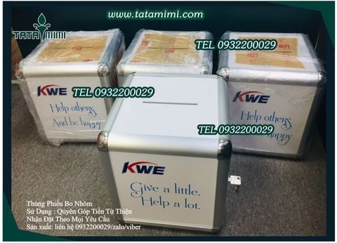 Khách hàng thường đặt thùng bo nhôm kích thước 30cm