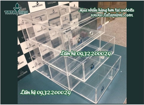 Hộp làm từ mica 5mm để đựng dấu của công ty