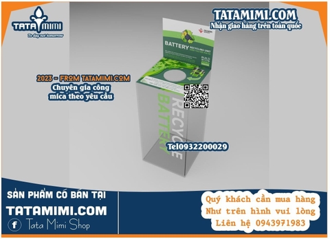Thùng mica kích thước lớn làm từ mica 5mm