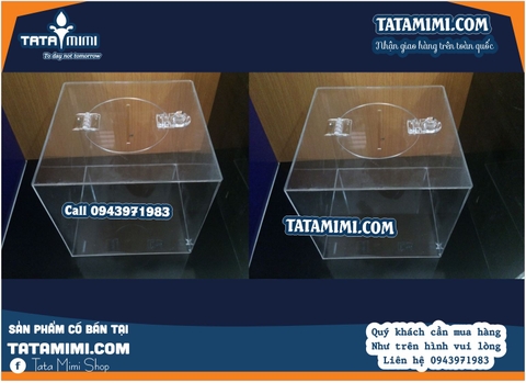 Thùng để phiếu có 2 loại và các size khác nhau