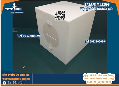 Thùng mica bốc thăm nên làm màu  mica nào