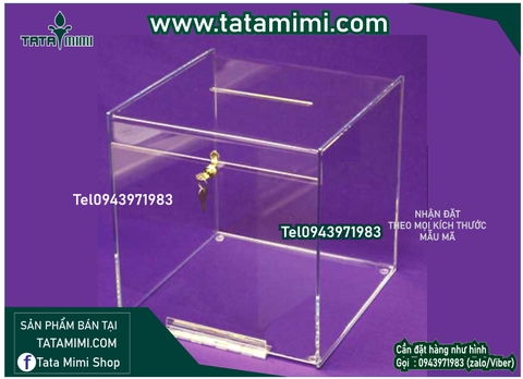 Tatamimi.com có sẵn thùng mica trong các kích thước