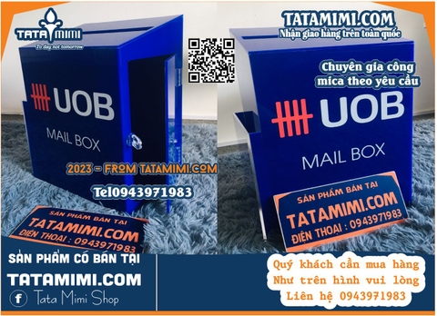 Thùng thư thiết kế riêng cho ngân hàng