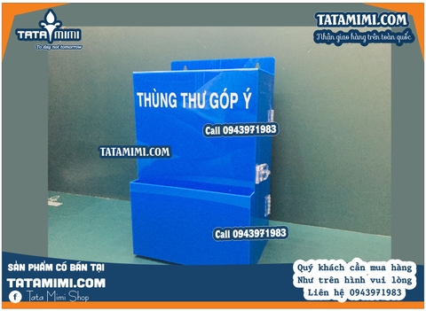 Thùng thư nên in decal mấy mặt