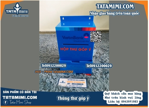 Thùng thư treo tường nên làm rộng bao nhiêu
