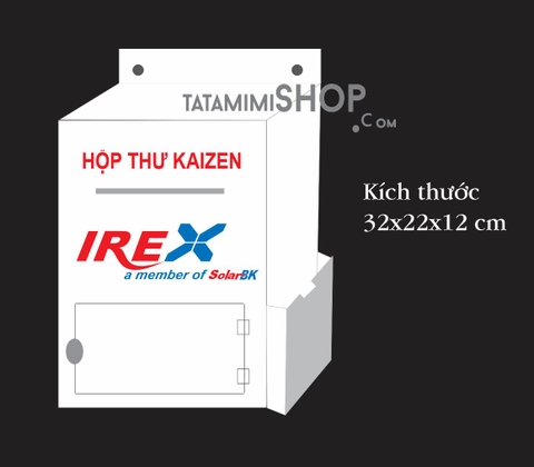 Thiết kế thùng thư trắng sữa treo tường - kaizen BG808563