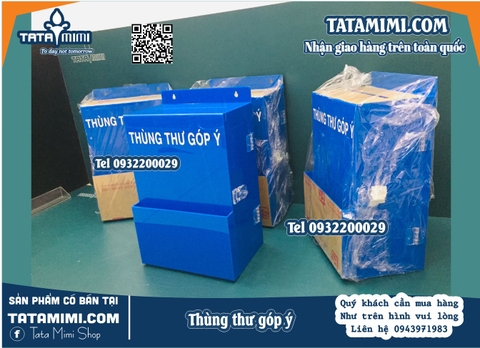 Thùng góp ý làm mica có độ dày nhỏ nhất 2mm