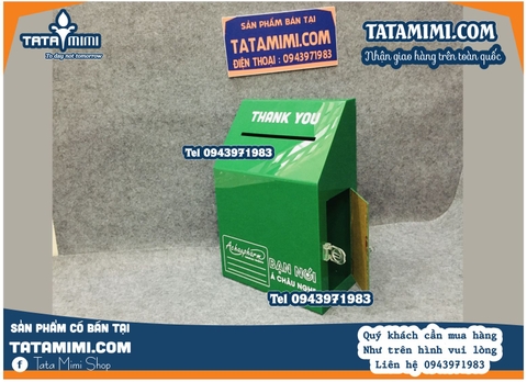 Thùng thư từ các màu của mica