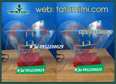 Hòm thư góp ý hình trái tim bằng mica trong,decall màu đỏ
