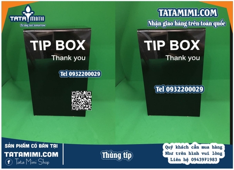 Mica làm thành thùng tipbox - thùng phiếu