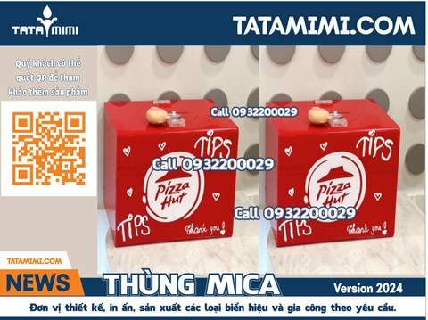 Thùng Tip Mica Đẹp - Sự Lựa Chọn Hoàn Hảo Cho Nhà Hàng, Quán Cafe Và Các Sự Kiện