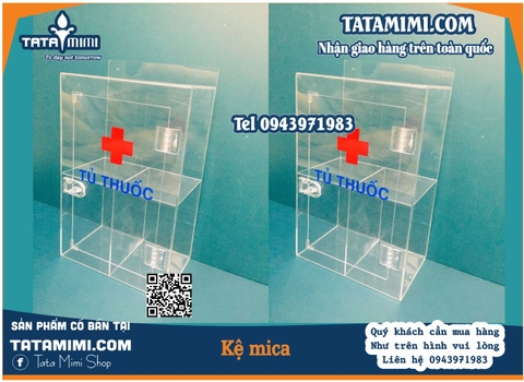 Tủ thuốc treo tường mica