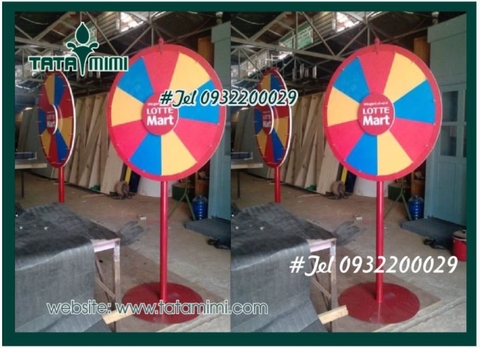 Vòng quay may mắn nên làm thân sắt hay gỗ