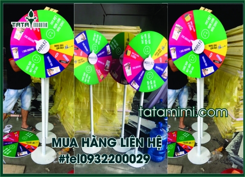 Gia công vòng quay trúng thưởng theo kích thước yêu cầu