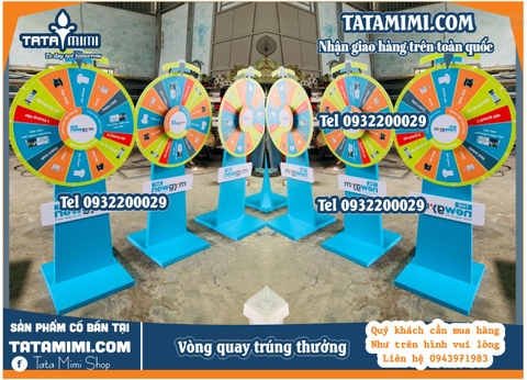 Vòng quay trúng thưởng thay đổi được nội dung khi cần