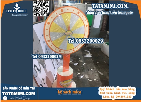 Vòng quay may mắn nên làm mấy ô phần quà