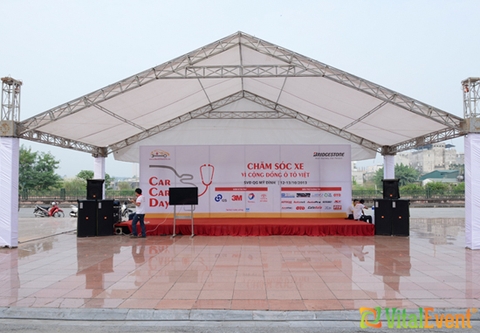 Tổ chức sự kiện ngoài trời cần thuê các nhà bạt