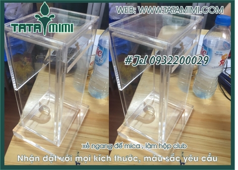 Hộp chụp mica nhỏ gọn siêu đẹp