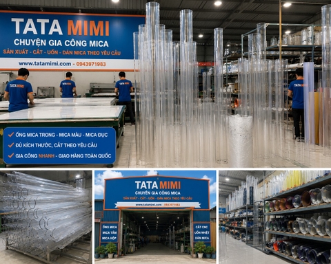 Cần Mua Ống Nhựa Mica Gấp? Tata Mimi Hỗ Trợ Giao Toàn Quốc