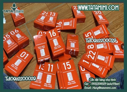 Biển số bàn mau cam sản xuất tại xưởng