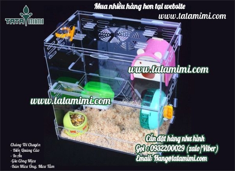 Chuồng Mika - Chuồng Hamster