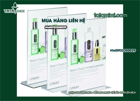 Menu Mica A6 đứng 86124-A6