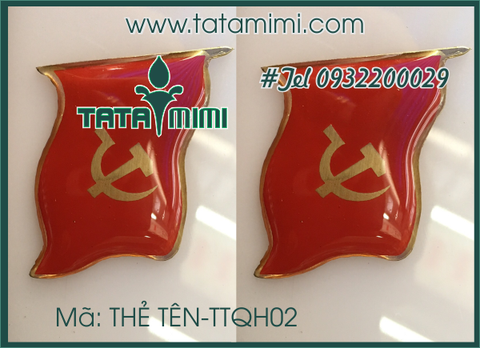 Thẻ tên cài áo –TTQH02