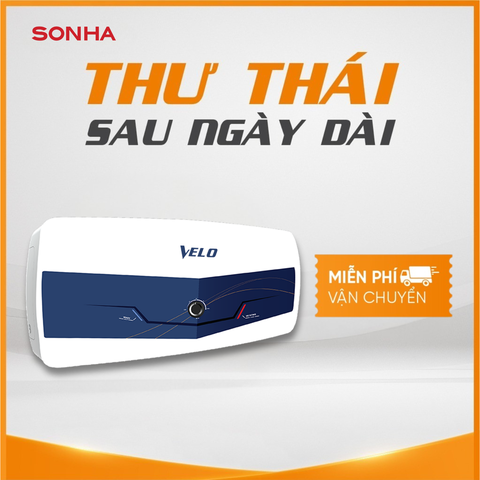 Bình nước nóng Sơn Hà VELO ngang 20L (VEL 20N)