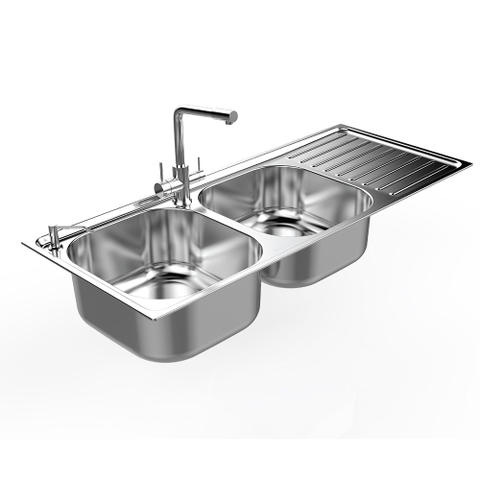 Chậu rửa bát inox liền khối - S100 Classic