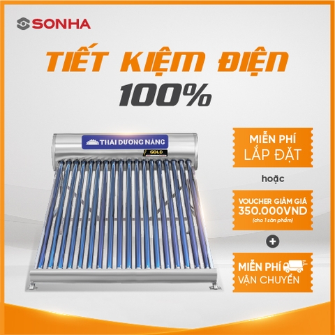 Thái dương năng Sơn Hà ống chân không GOLD 58 - 180