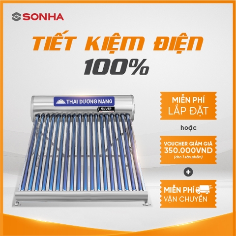 Thái dương năng Sơn Hà SILVER 58 - 180 ống dầu