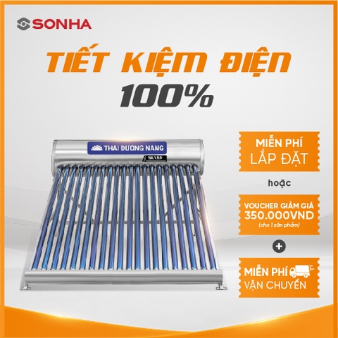 Thái dương năng Sơn Hà SILVER 58 - 240 ống chân không