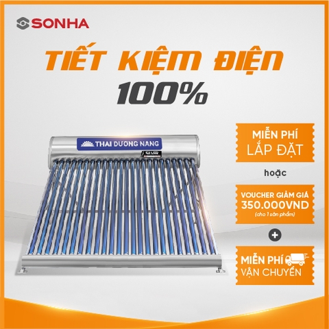 Thái dương năng Sơn Hà SILVER 58 - 300 ống chân không