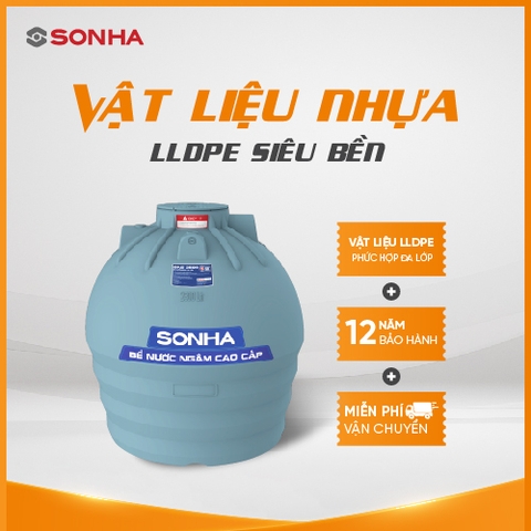 Bể nước ngầm Sơn Hà 2000L