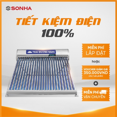 Thái dương năng Sơn Hà TITAN 316 ống dầu 58 - 320L