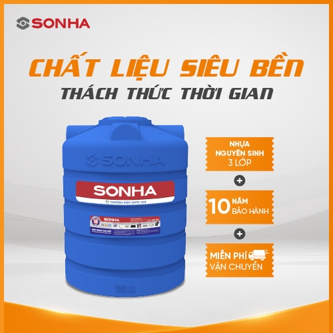 Bồn nhựa Sơn Hà mẫu đứng - 2.000L
