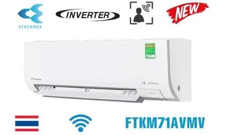 Điều hòa Daikin 24000BTU 1 chiều, inverter. Model: FTKM71AVMV