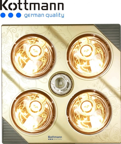 ĐÈN SƯỞI KOTTMANN 4 BÓNG TREO TƯỜNG K4B