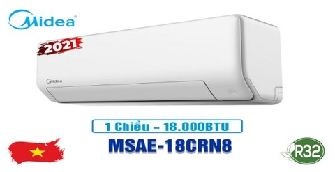 Điều Hòa Midea 18000Btu 1 Chiều MSAE-18CRN8 Gas R32